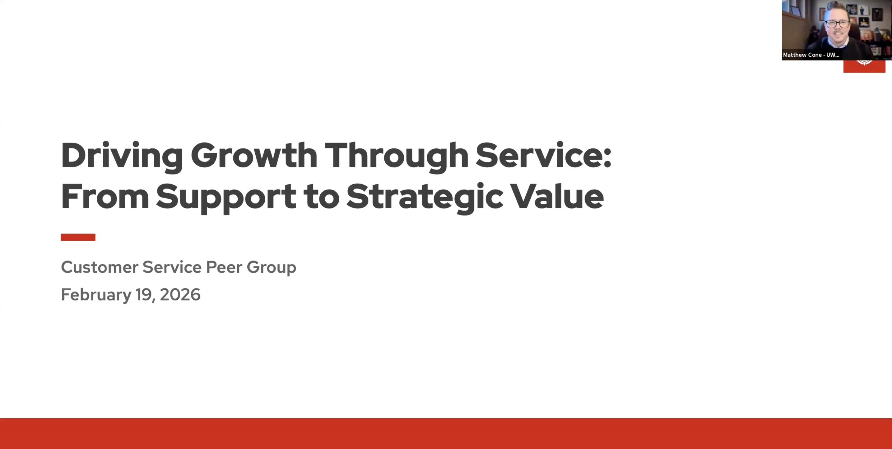 1. Full Event Recording: Driving Growth Through Service: From Support to Strategic Value thumbnail